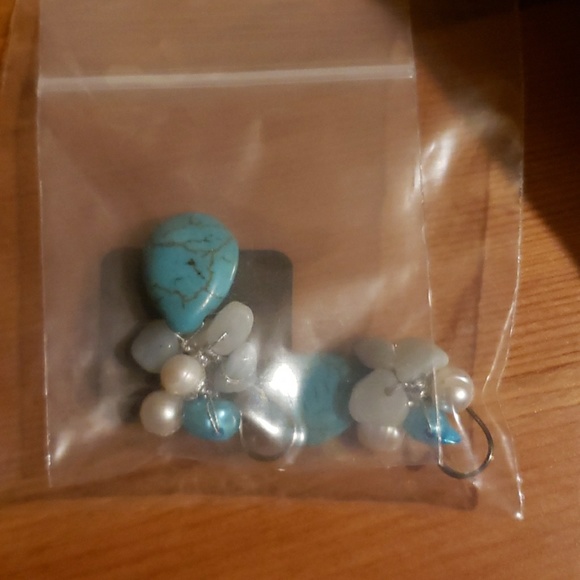 Aqua Blue NOVICA Earrings NWT - Picture 5 of 7